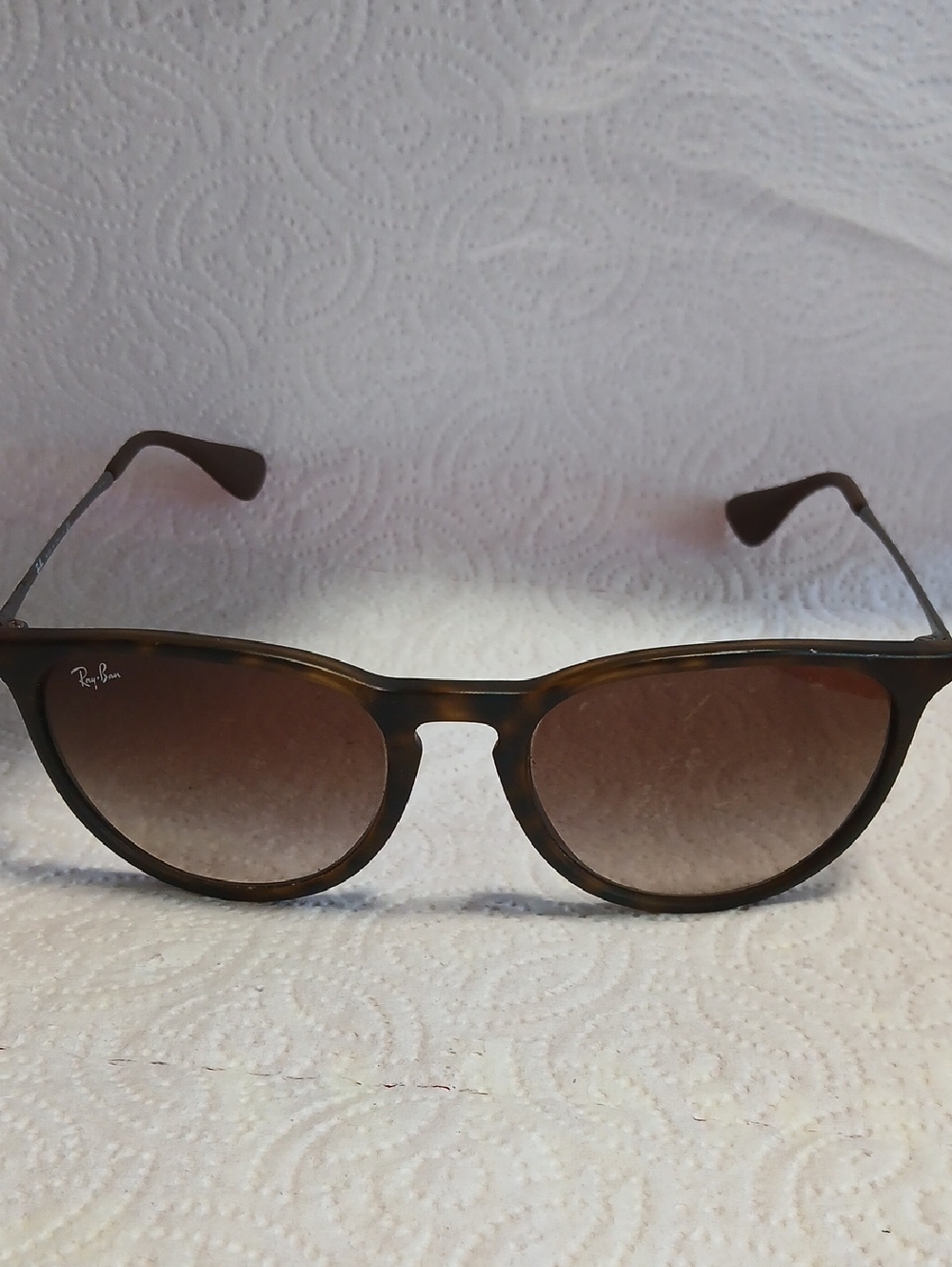 Ray-Ban Men's Tortoiseshell Brown Gradient Round Sunglasses